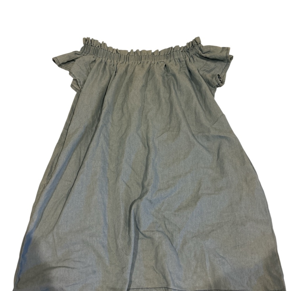 Rebellion Blue Ruffled Garment